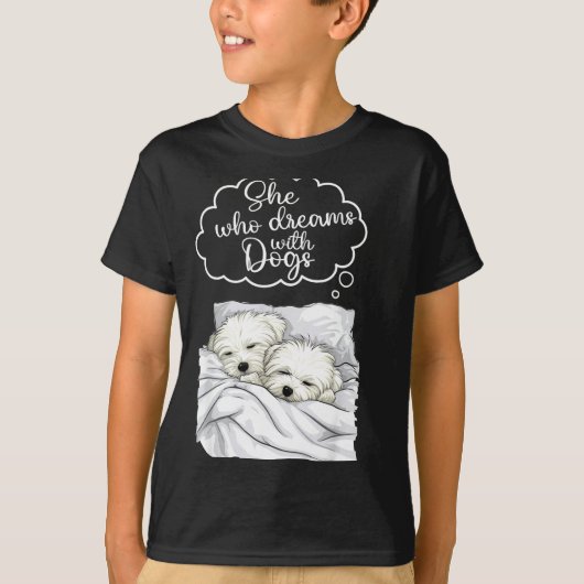 Coton De Tulear Dog Nightgown Pajama  T-shirt (Voorkant)