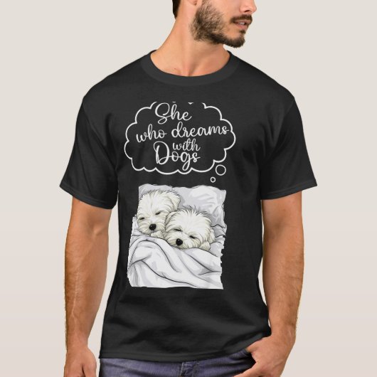 Coton De Tulear Dog Nightgown Pajama  T-shirt (Voorkant)