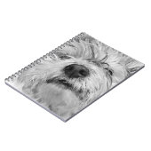 Coton de Tulear dog Notitieboek (Linkerzijde)