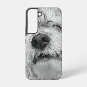Coton de Tulear dog Samsung Galaxy Hoesje (Achterkant)