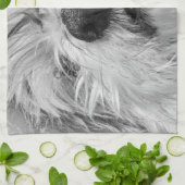 Coton de Tulear dog Theedoek (Gevouwen)