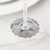 Coton de Tulear dog Wijnglaslabel (Dichtbij)