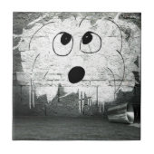 Coton de Tulear Graffiti Art Tegeltje (Voorkant)