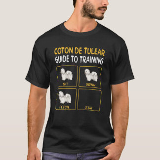 Coton de Tulear Guide to training Dog Obedience T-shirt