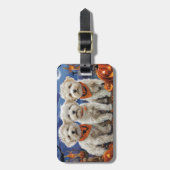 Coton De Tulear Halloween Spoken Bagagelabel (Voorkant verticaal)