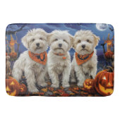 Coton De Tulear Halloween Spooky Badmat (Voorkant)