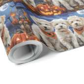 Coton De Tulear Halloween Spooky Cadeaupapier (Rol Hoek)