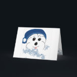 Coton de Tulear Happy Hanukkah Feestdagen Kaart<br><div class="desc">Gebruik dit exclusieve Coton de Tulear cartoon ontwerp om je dierbaren een Happy Hanukkah te wensen die is ontworpen door coton-de-tulear-care.com</div>
