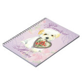 Coton de Tulear Heart Mam Notitieboek (Linkerzijde)