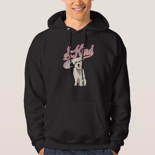 Coton De Tulear-hond 2 Hoodie (Voorkant)