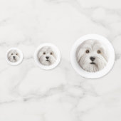 Coton De Tulear Hond 3D Geïnspireerd Confetti (Voorkanten)
