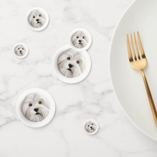 Coton De Tulear Hond 3D Geïnspireerd Confetti (Groep)