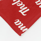 Coton de Tulear Hond Naam Kerstvakantie Fleece Deken (Hoek)