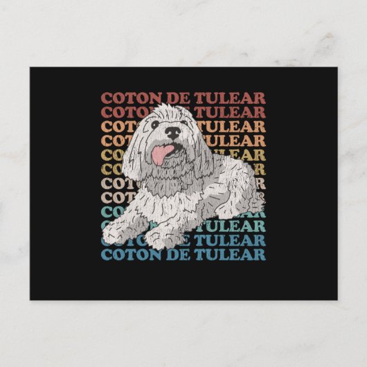 Coton de Tulear | Hond Owner Coton de Tulears Briefkaart (Voorkant)