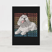 Coton de Tulear | Hond Owner Coton de Tulears Kaart (Voorkant)