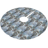 Coton De Tulear Hond Rijden Motorfiets Kerstmis Kerstboom Rok (Gekanteld)