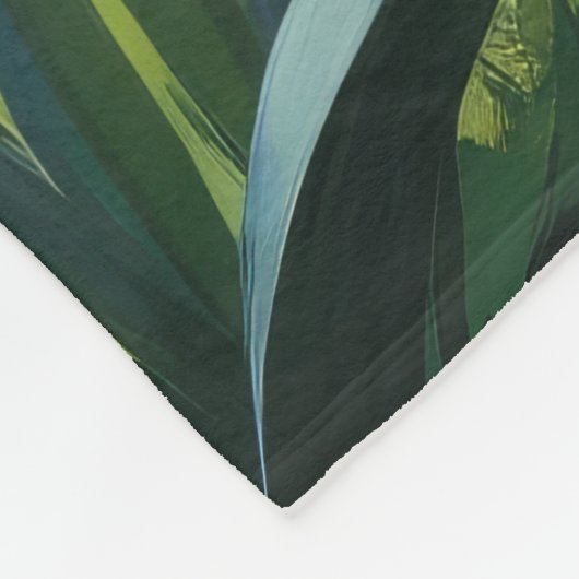 Coton De Tulear Hond Spring Bloemen Schilderen Fleece Deken (Hoek)