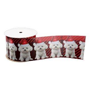 Coton de Tulear Hond Vakantie Plaid Grappige Kerst Satijnen Lint