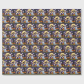 Coton De Tulear Honden Pompoen Halloween Grappig Cadeaupapier (Vlak)