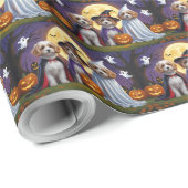 Coton De Tulear Honden Pompoen Halloween Grappig Cadeaupapier (Rol Hoek)