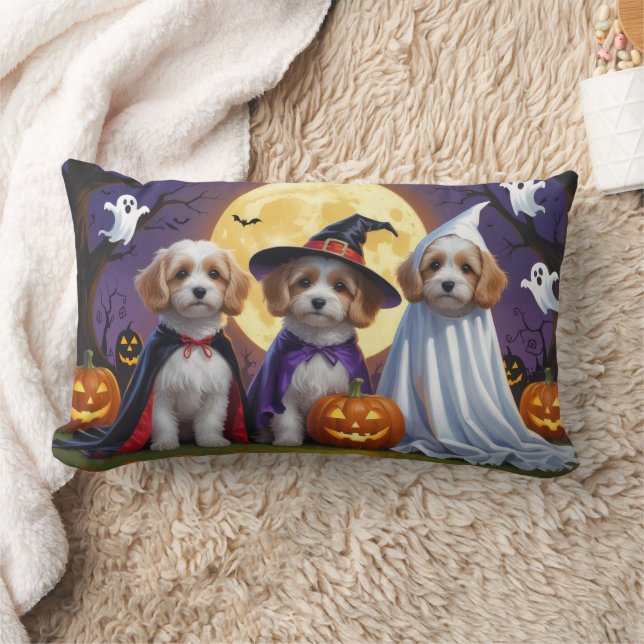 Coton De Tulear Honden Pompoen Halloween Grappig Kussen (Deken)