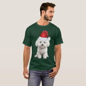 Coton de Tulear Hondenliefhebber Funny Christmas T-shirt (Voorkant volledig)