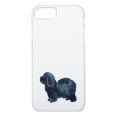 Coton de Tulear Hondenras Black Waterverf Case-Mate iPhone Case (Achterkant)