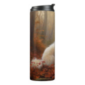 Coton De Tulear in Autumn Leaves Fall Inspire Thermosbeker (Gedraaid links)