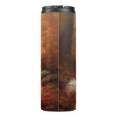 Coton De Tulear in Autumn Leaves Fall Inspire Thermosbeker (Achterkant)