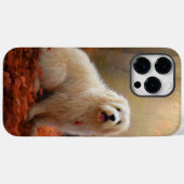 Coton De Tulear in herfstbladeren vallen inspirere Case-Mate iPhone Case (Achterkant (horizontaal))
