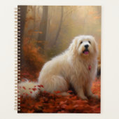 Coton De Tulear in Herfstbladeren vallen Inspirere Planner (Voorkant)