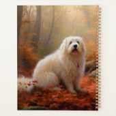 Coton De Tulear in Herfstbladeren vallen Inspirere Planner (Achterkant)