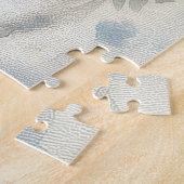 Coton De Tulear in Sledge Laat het Sneeuw Kerstmis Legpuzzel (Zijkant)