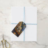 Coton de Tulear Kerstvakantie Cadeaulabel (Met Touw)
