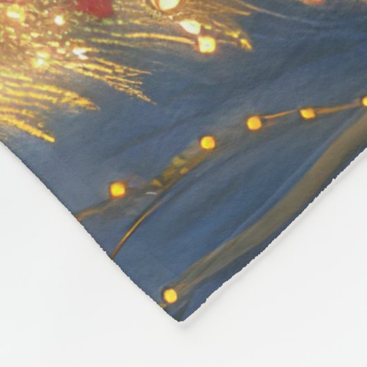 Coton de Tulear Kerstvakantie Fleece Deken (Hoek)