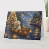 Coton de Tulear Kerstvakantie Kaart (Voorkant)