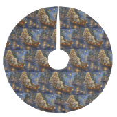 Coton de Tulear Kerstvakantie Kerstboom Rok (Voorkant)