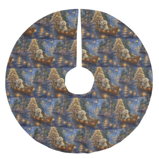 Coton de Tulear Kerstvakantie Kerstboom Rok (Voorkant)