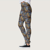 Coton de Tulear Kerstvakantie Leggings (Links)