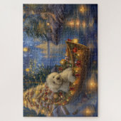 Coton de Tulear Kerstvakantie Legpuzzel (Verticaal)