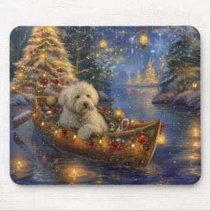 Coton de Tulear Kerstvakantie Muismat