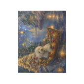 Coton de Tulear Kerstvakantie Notitieblok (Linkerzijde)