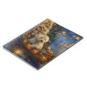 Coton de Tulear Kerstvakantie Notitieboek (Linkerzijde)