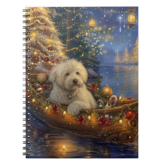 Coton de Tulear Kerstvakantie Notitieboek (Voorkant)