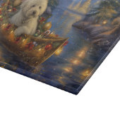 Coton de Tulear Kerstvakantie Snijplank (Hoek)