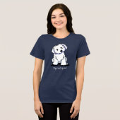 Coton de Tulear KiniArt T-shirt (Voorkant volledig)