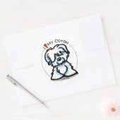 Coton de Tulear Lover Ronde Sticker (Envelop)