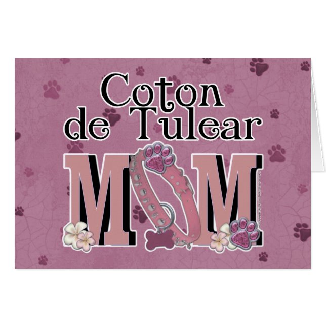 Coton de Tulear MOM (Voorkant Horizontaal)