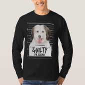 Coton De Tulear Mugshot Guilty Dog T-shirt (Voorkant)
