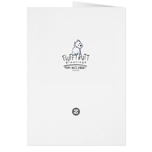 Coton de Tulear Note Kaart (Achterkant)